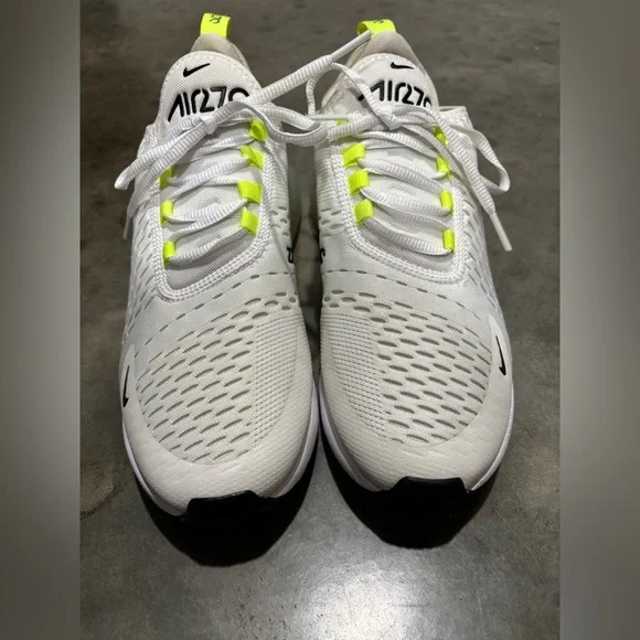 Nike Women’s White and Neon Green Air Max 270 - Picture 4 of 7